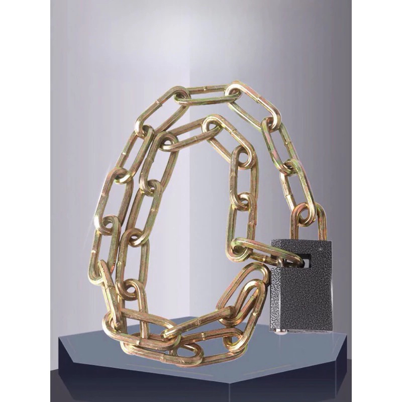 Chain lock for bikes Gates lock with key kadena with lock | Shopee ...