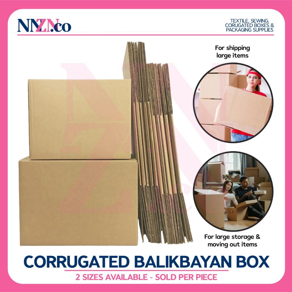 NNZN (Sold Per Piece) Corrugated Balikbayan Box RSC Box large Boxes - 2 ...