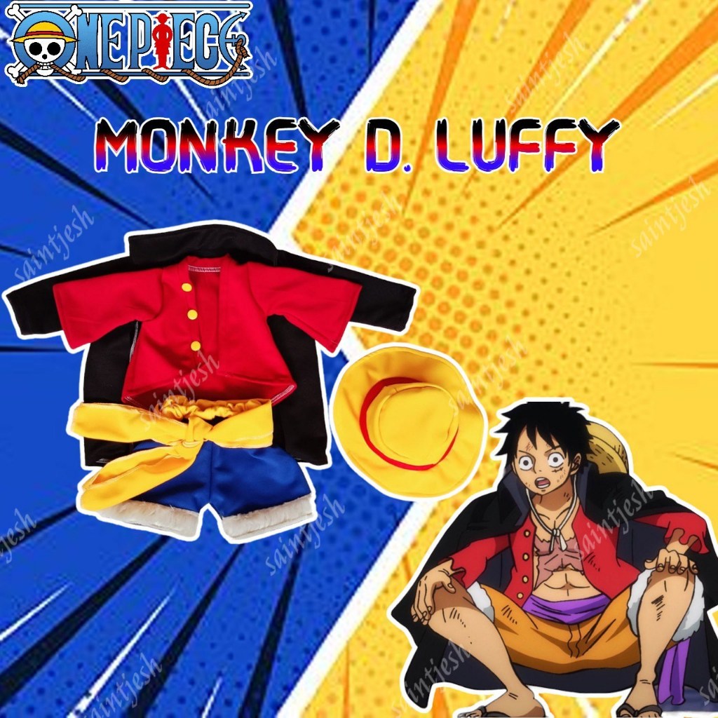 Monkey D. Luffy Inspired Costume For Baby Boy/Kids Birthday And
