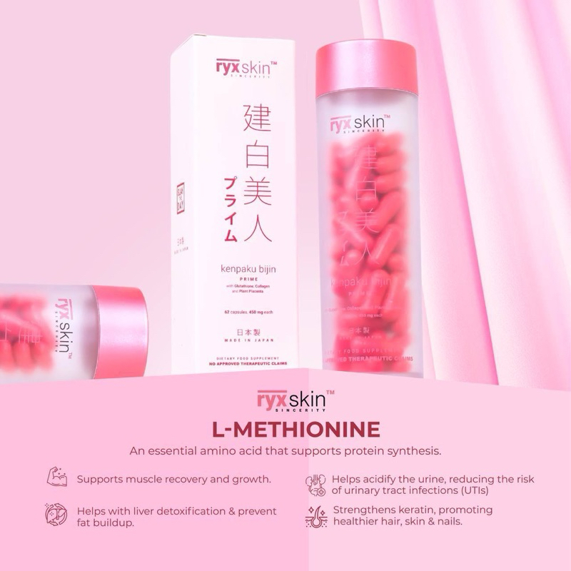 Ryx Skin Sincerity Kenpaku Bijin Prime with Glutathione, Vitamin C and Collagen