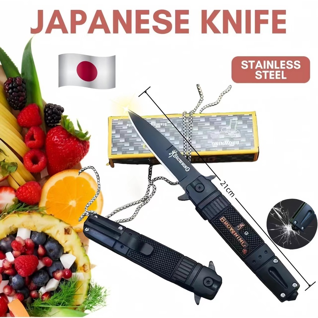 Japanese folding knife kitchen knife meat knife fruit knife stainless