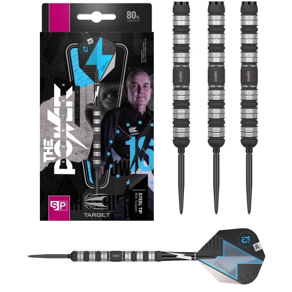 Target Dart Swiss Point PHIL TAYLOR Power Series 80% Tungsten Steel Tip ...