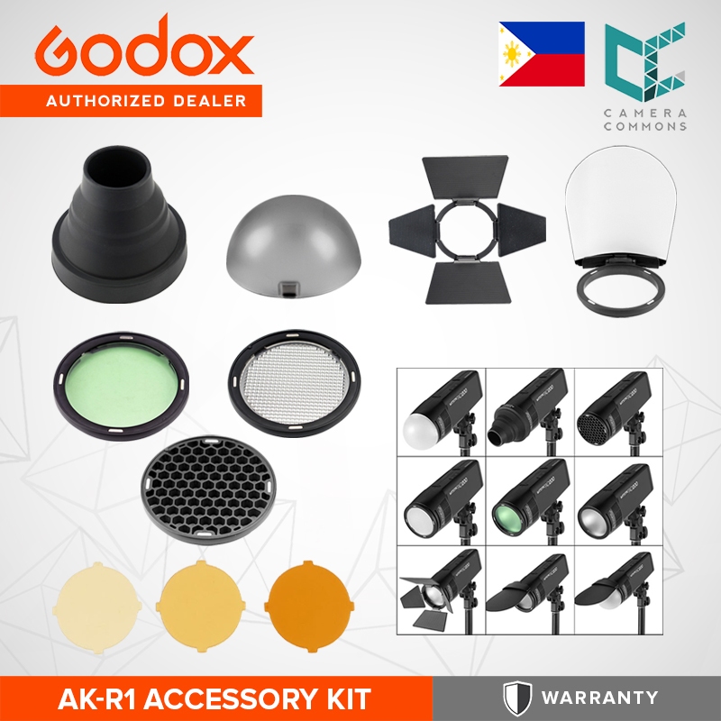 Godox AK-R1 Kit for Godox H200R Round Flash Head, AD200 Pocket Flash ...
