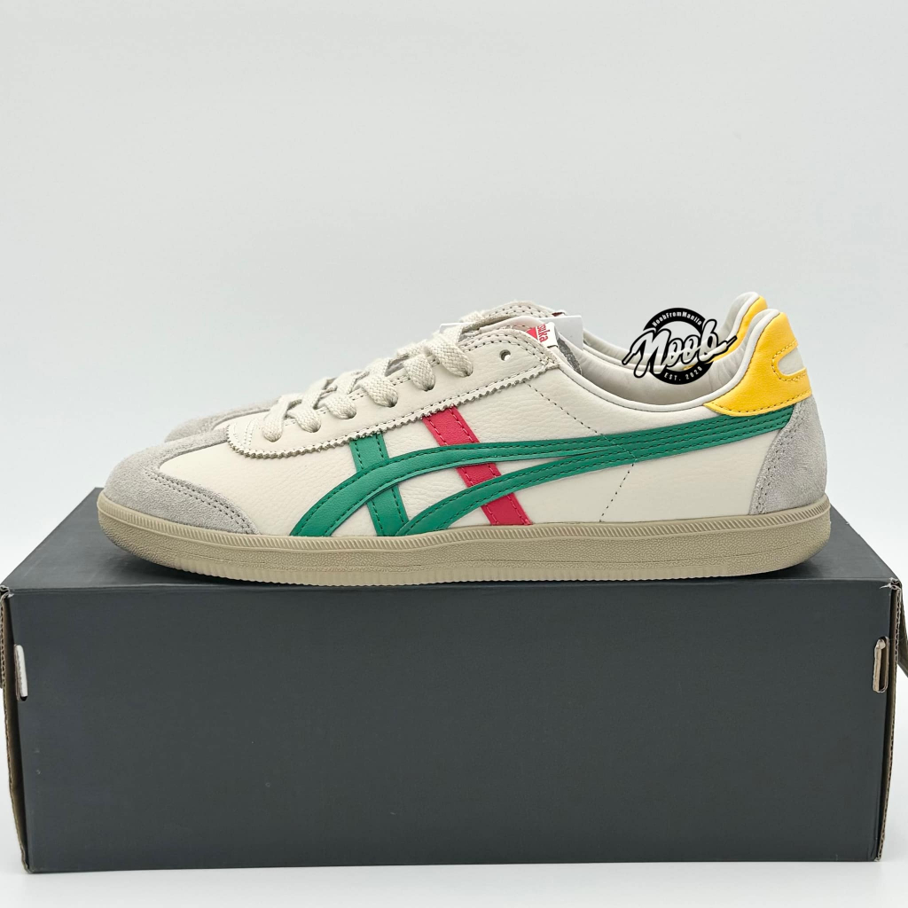 Original Onitsuka Tiger Tokuten Beige Red Green (1183C095-200) | Shopee ...