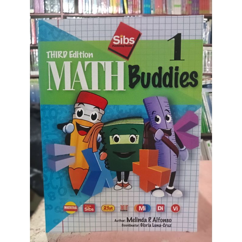 Math Buddies 3rd Edition Grade 1 Matatag ©2024 by Sibs | Shopee Philippines