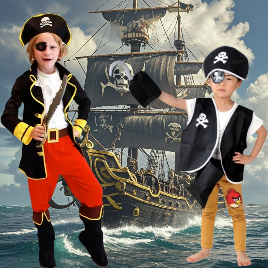 Pirate Costume For Kids Boy Girl Halloween Costume For Kids Pirates Of