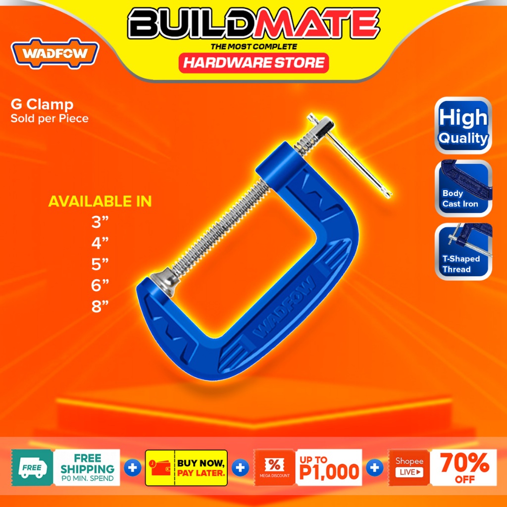 BUILDMATE Wadfow G CLAMP 3