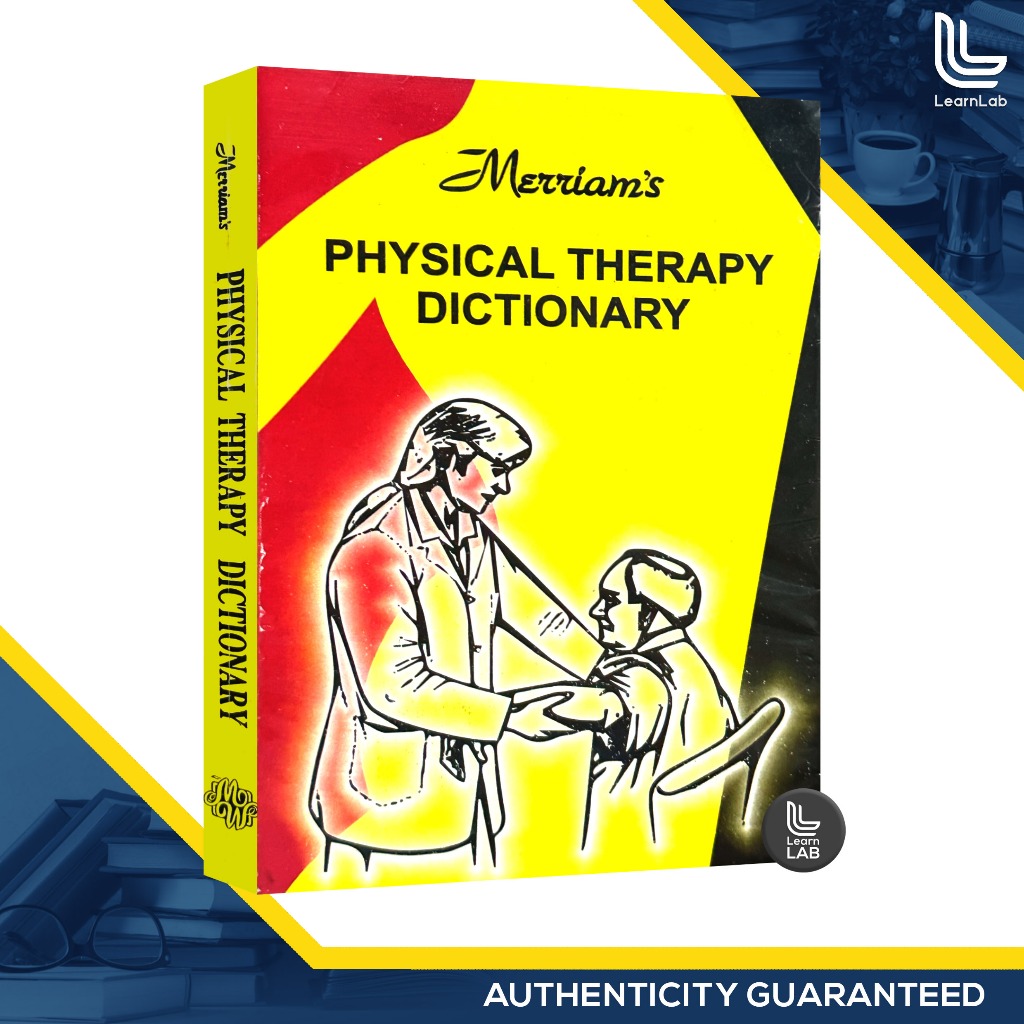 MERRIAM'S PHYSICAL THERAPY DICTIONARY Shopee Philippines