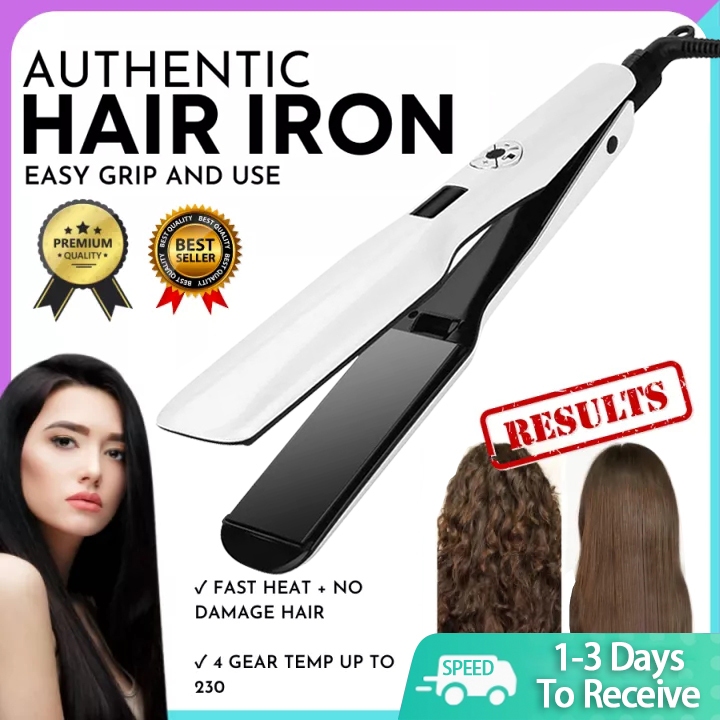 Hair Straightener Iron Heavy Duty Original For Rebond Set Hair Curler