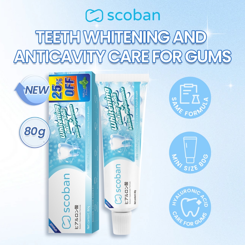 Scoban Whitening Teeth Toothpaste Baking Soda Toothpaste Sodium