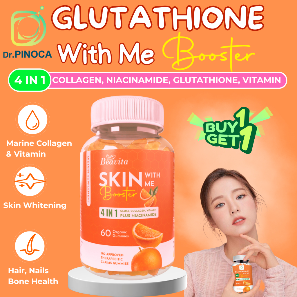 Dr Pinoca Glutathione Collagen Niacinamide Vitamins Gummies with me ...
