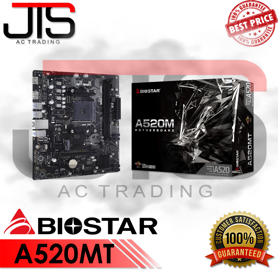 Biostar Amd Mainboard Chipset Biostar Racing B550GTA Motherboard