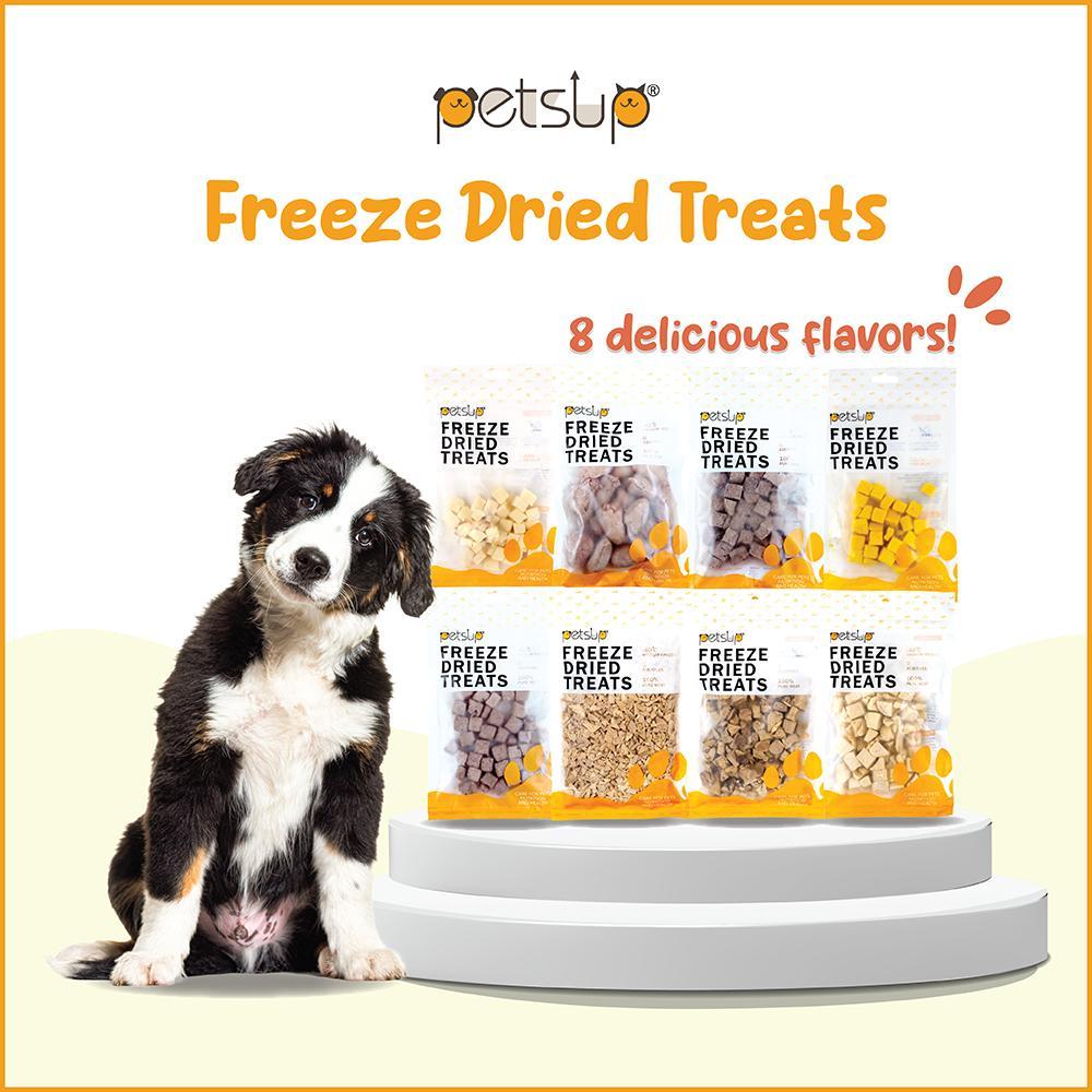Petsup Dog Freeze Dried Treats 30g Snacks Chicken Liver Duck Goat Milk