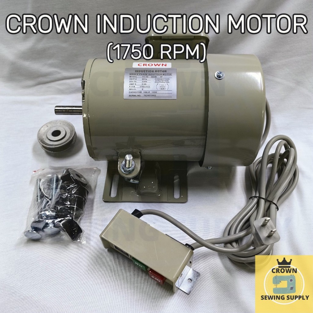 CROWN Induction Motor for Buttonhole Industrial Sewing Machines (Model ...