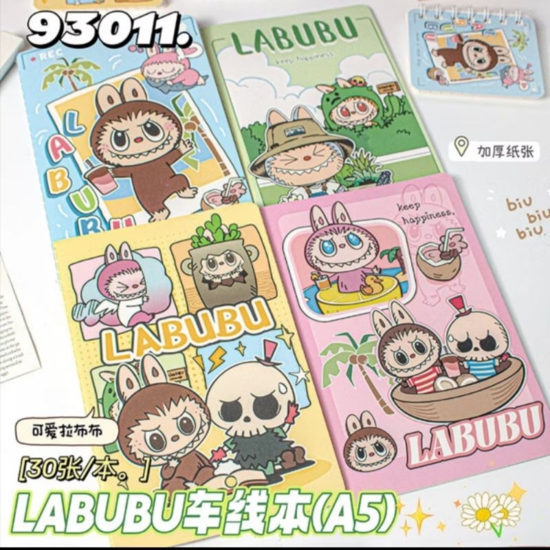 Quality LABUBU (15sheets) Notebook a5 Horizontal line | Shopee Philippines