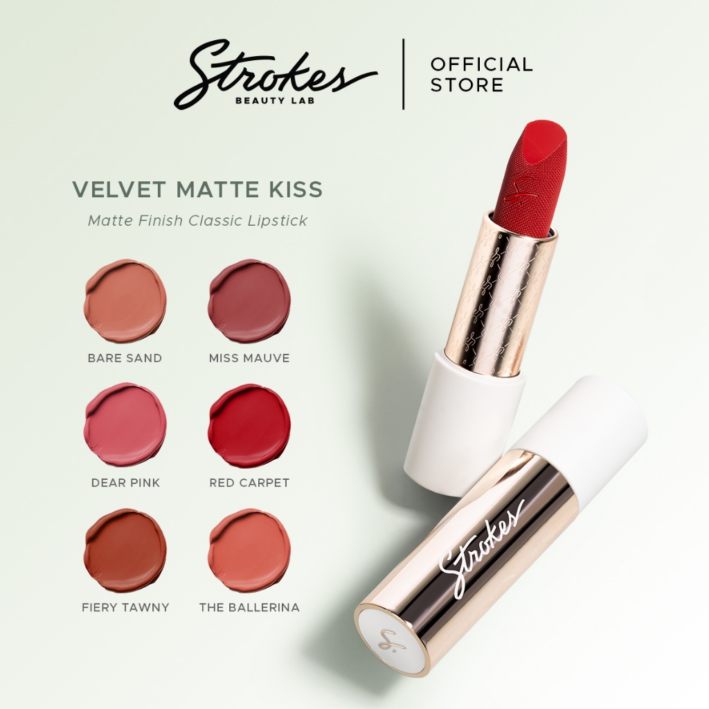 Strokes Velvet Matte Kiss Bullet Lipstick | Shopee Philippines