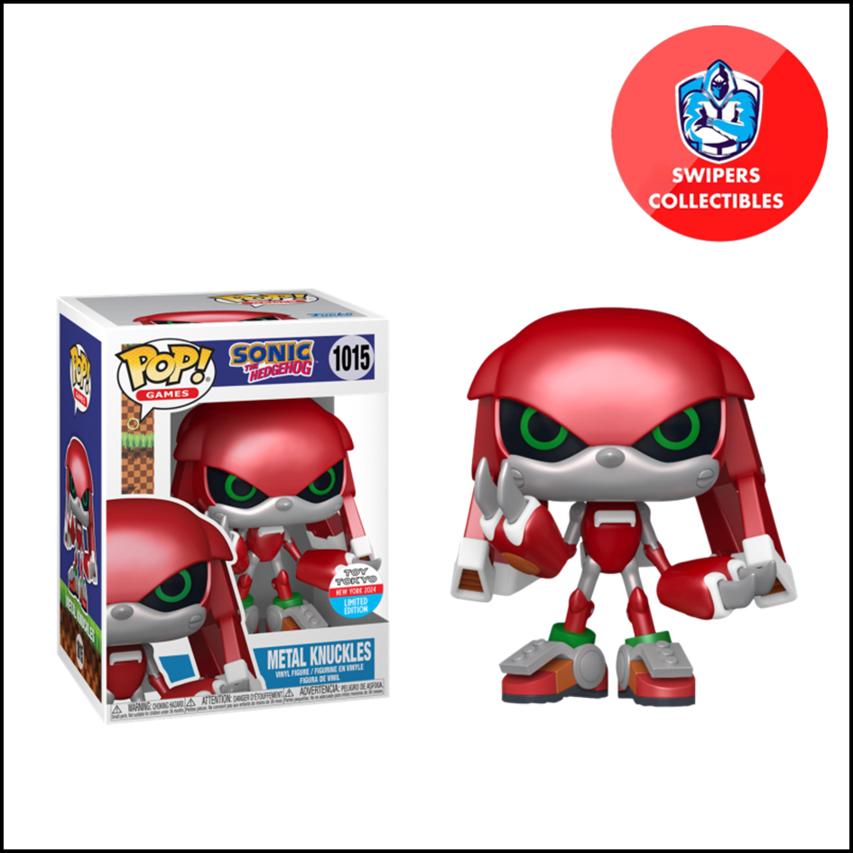 Funko Pop Metal Knuckles Sonic the Hedgehog Fall Convention Shared ...