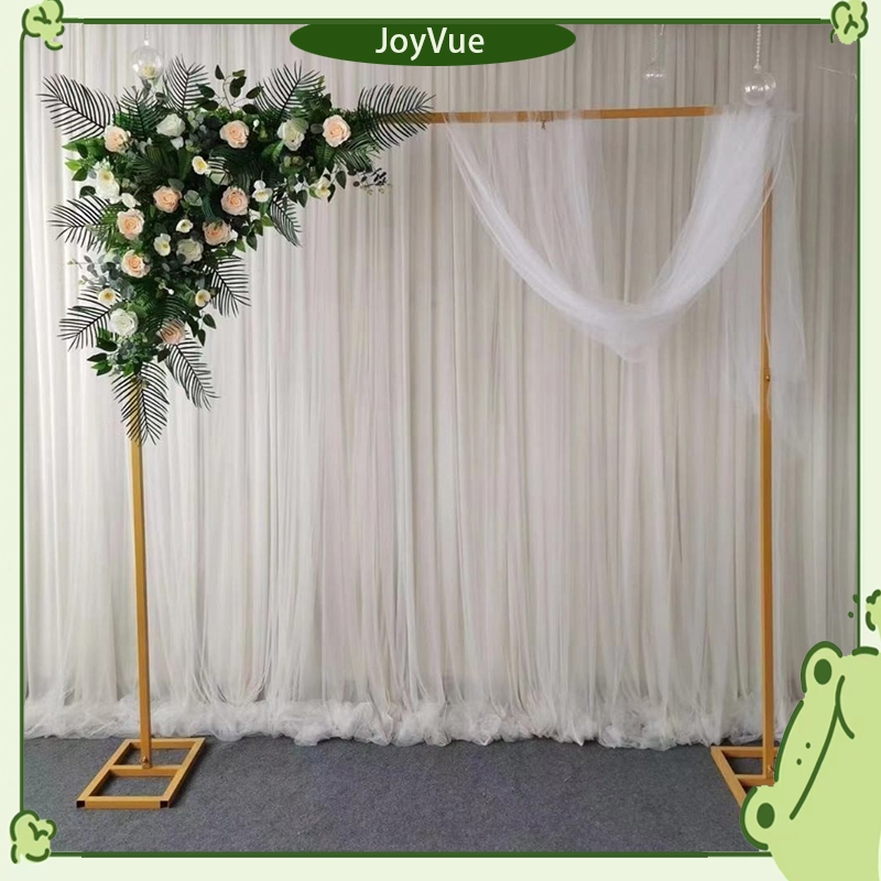 Square circular Backdrop Stand Metal Wedding Arch Stand Frame Ceremony ...