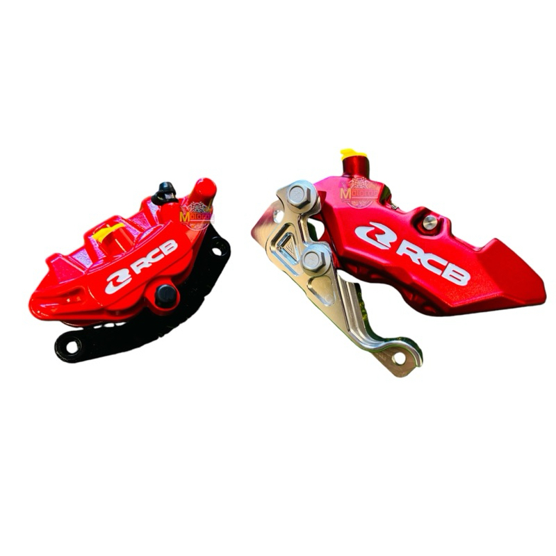 RCB R1 4-POT CALIPER WITH CNC BRACKET SET WITH RCB CALIPER E-SERIES ...