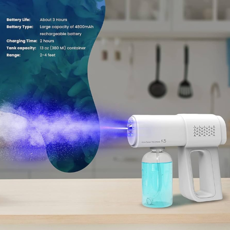 K5 Nano Spray Gun Disinfecting Machine Wireless Atomized Disinfection ...