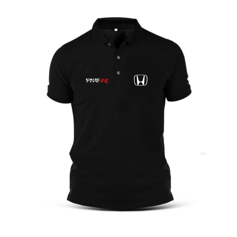 HONDA civic type r EMBROIDERED POLOSHIRT (BURDA) | Shopee Philippines