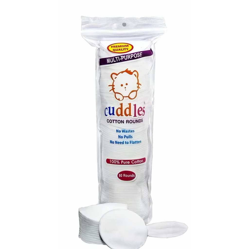 CUDDLES Cotton Rounds (80 Rounds) | Shopee Philippines