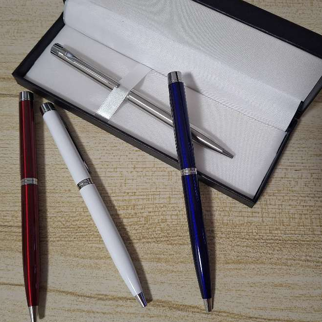 Parker Vector - Stylos à Bille à Bordure Chromée Standard, Noir, Bleu, Rouge, Ba - Foto 2