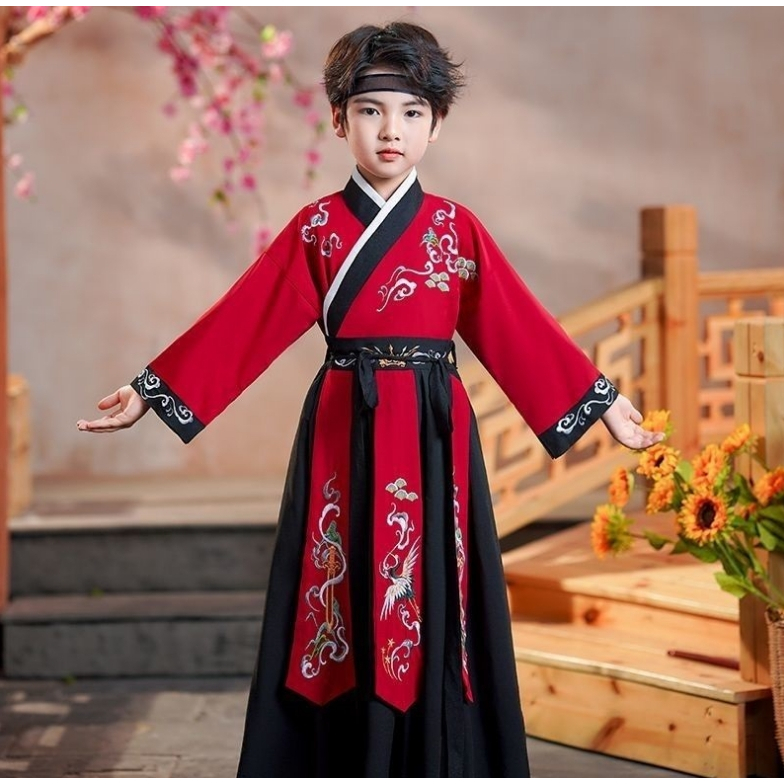 Hanfu Boys' Spring Costume Traditional Chinese Culture Young Master's ...
