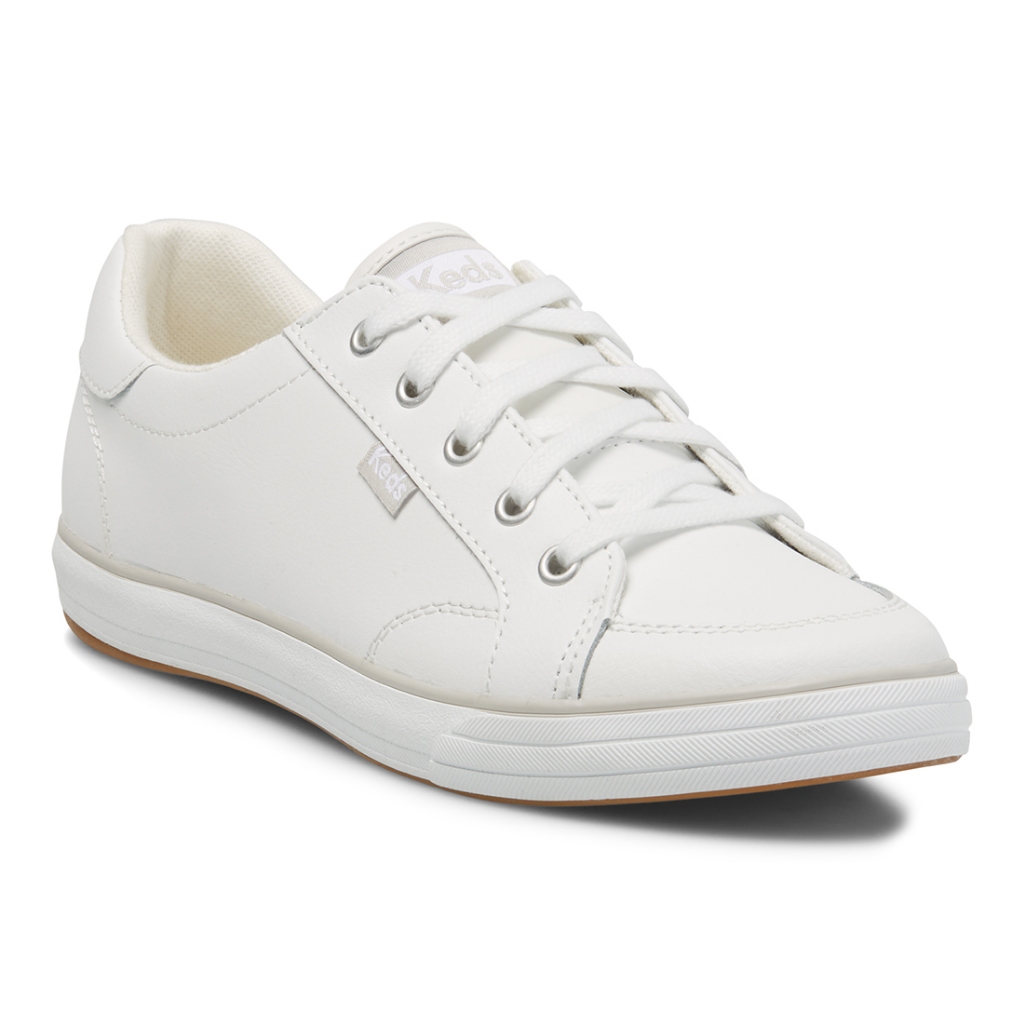 Keds white leather tennis shoes hotsell