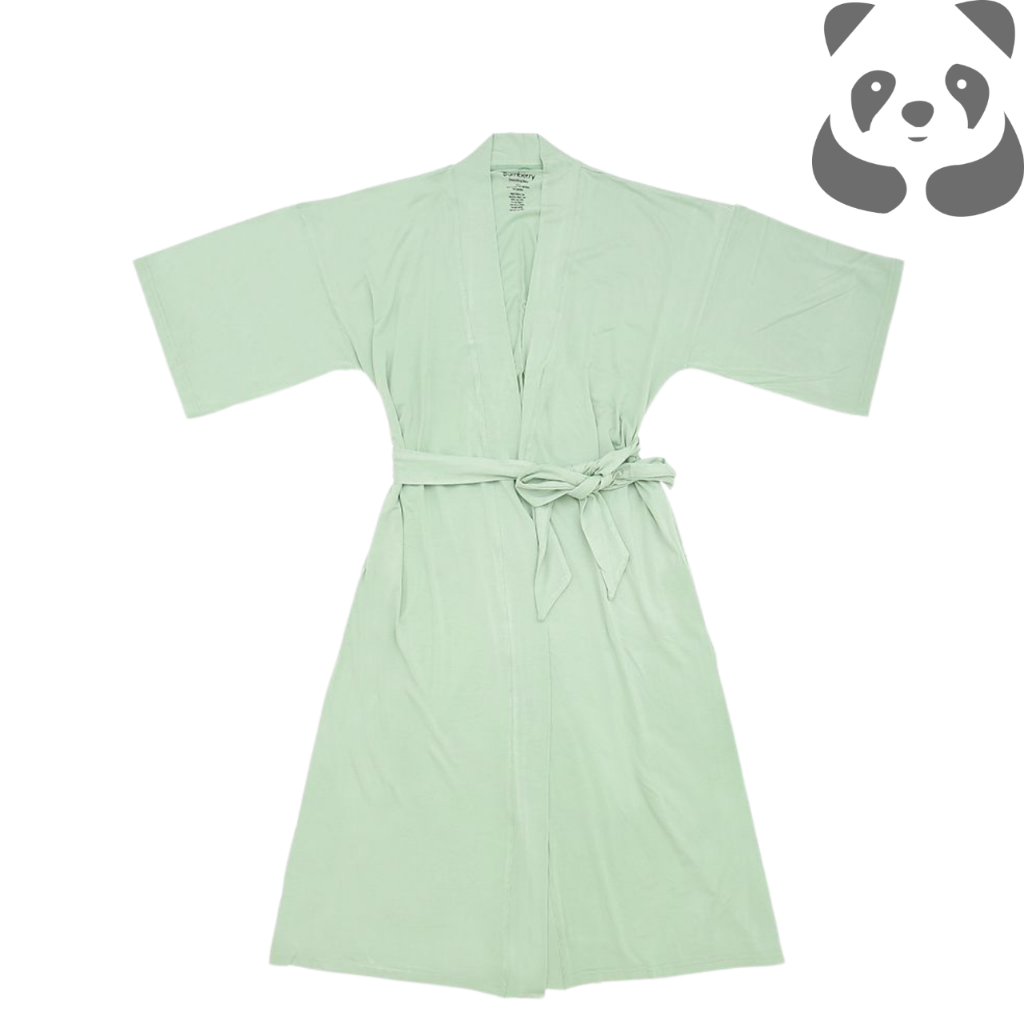 Bamberry Mommy Robe - Bamboo Fabric - Matcha Green | Shopee Philippines