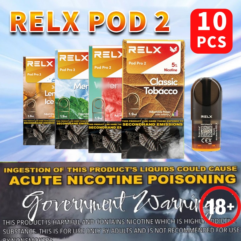 RELX INFINITY 2 POD [10PCS=1600P] relx pod 2 MY version fast shipping ...