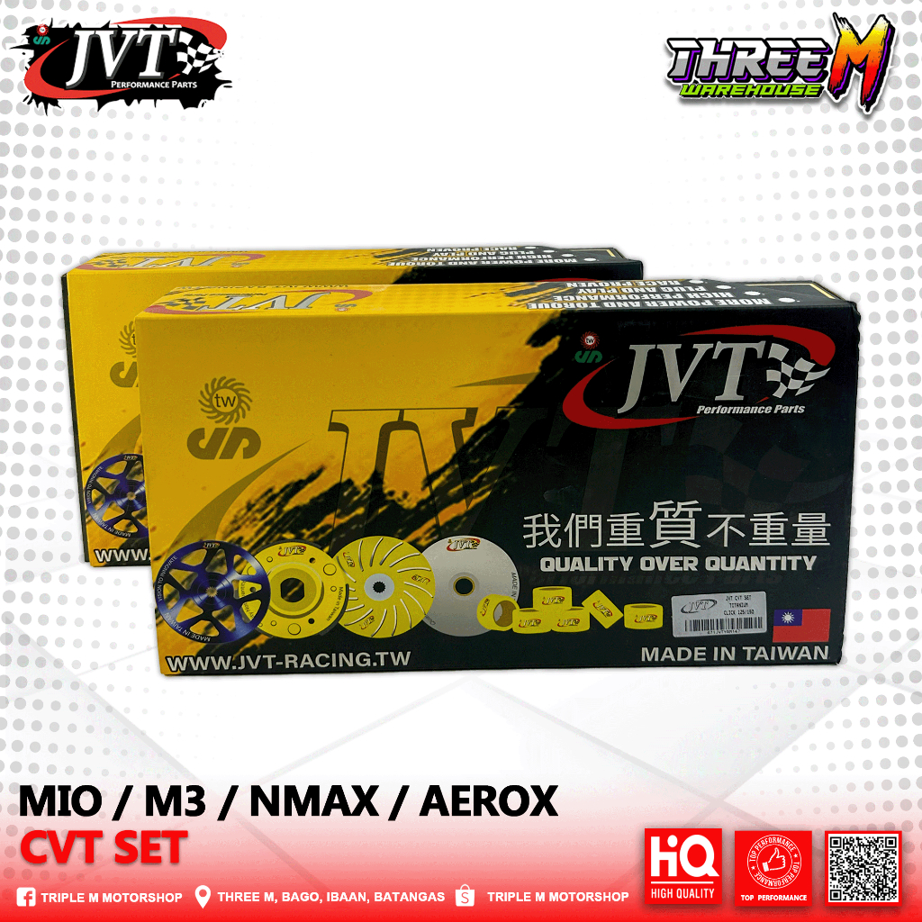 JVT RACING CVT SET MIO / FINO/M3/NMAX/AEROX/CLICK 125/150 | Shopee ...