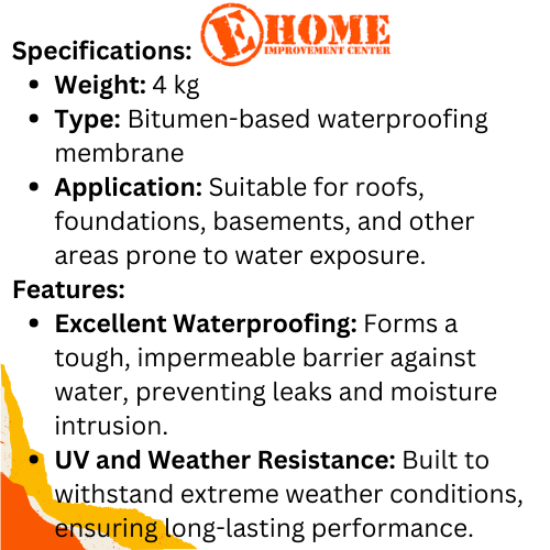 Primero Pro Bitumen Membrane - 4 kg | Shopee Philippines
