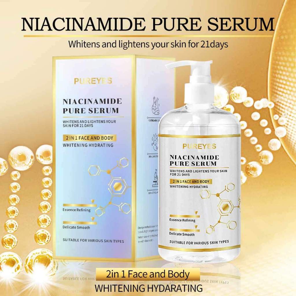 PUREYES NIACINAMIDE SERUM FOR FACE AND BODY 500ML | Shopee Philippines