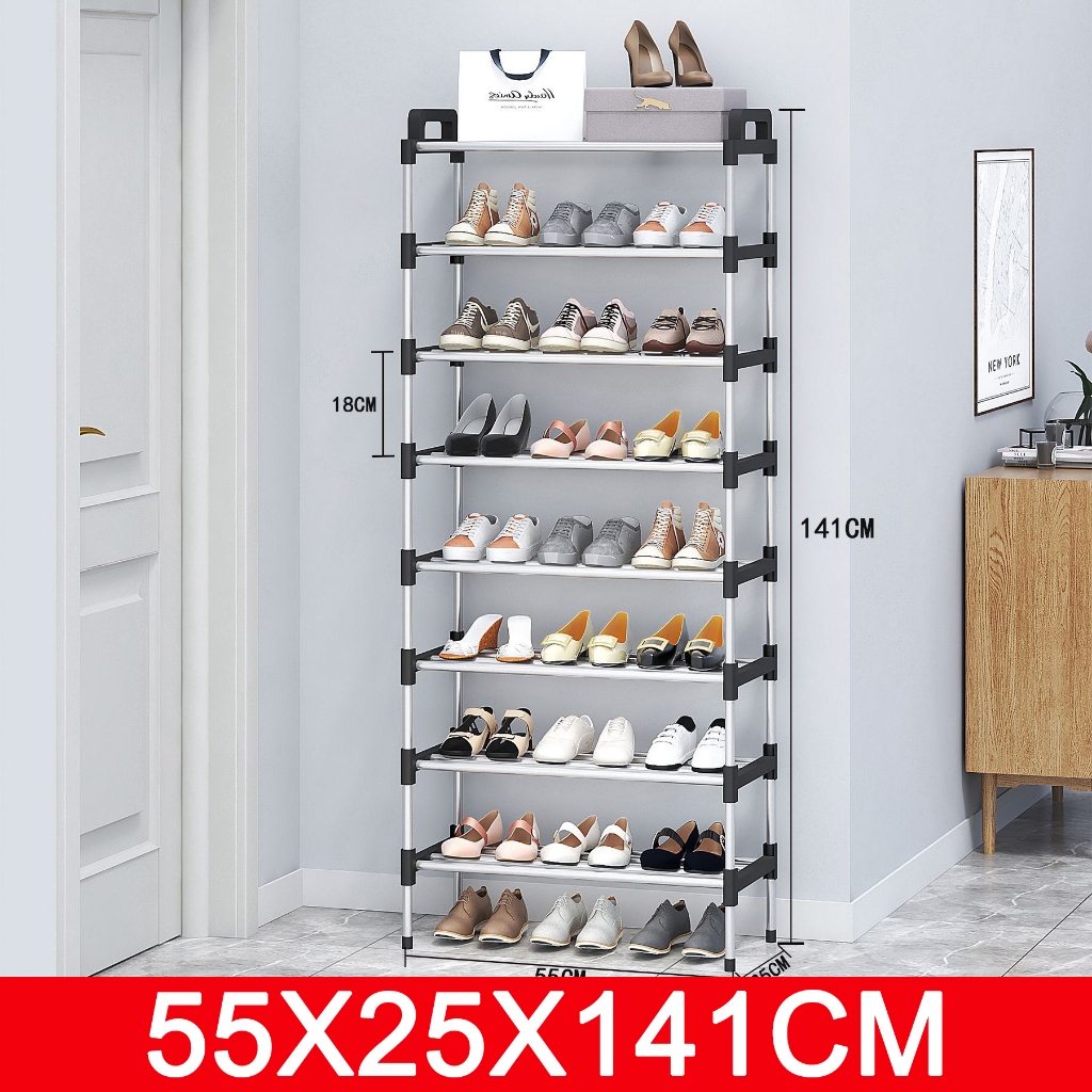 3/4/5/6/7 Layer shoe rack organizer with cover Dust-proof heavy duty