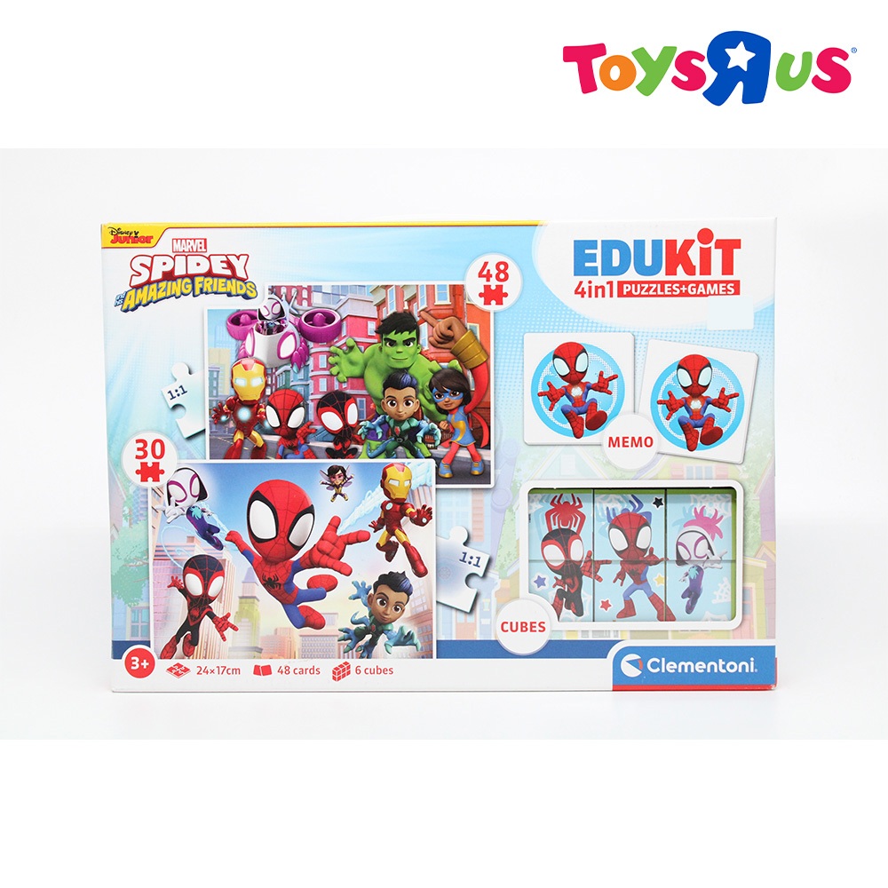 Clementoni Disney Junior Marvel Spidey Amazing Friends Edukit 4in1 ...