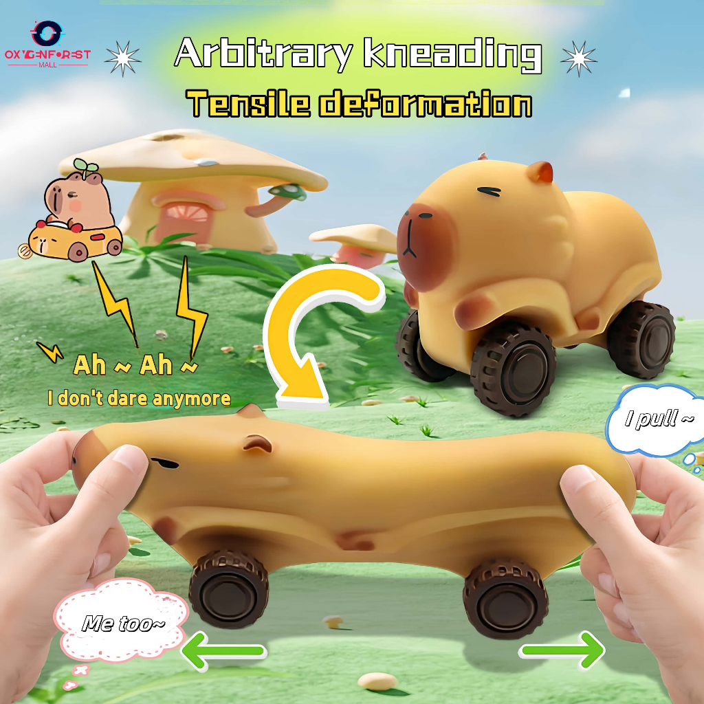 Capybara Car toys, for Stress Relief, Creative Wheeled Sand Slide ...