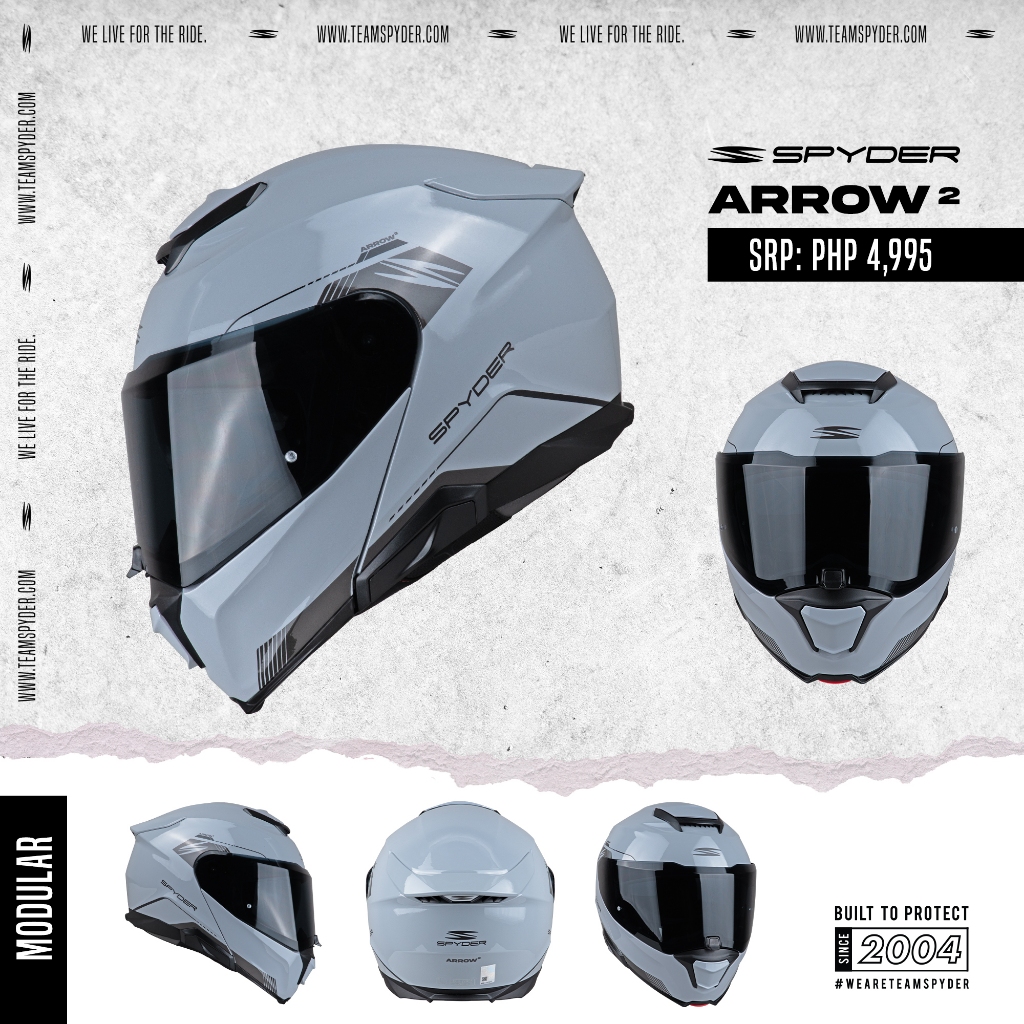 Motorcycle Spyder Arrow Modular Helmet Spyder Arrow PD S0 V2- Dual - Main Image