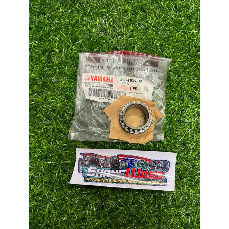 GENUINE YAMAHA STOCK TIMING CAMSPROCKET, CHAIN FOR SNIPER 150 (3C1 ...