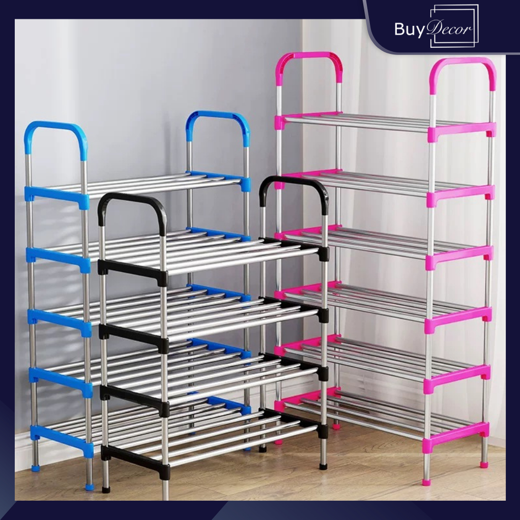Buydecor Multi-layered Rack Versatile 4 layers Shoe rack Adjustable ...