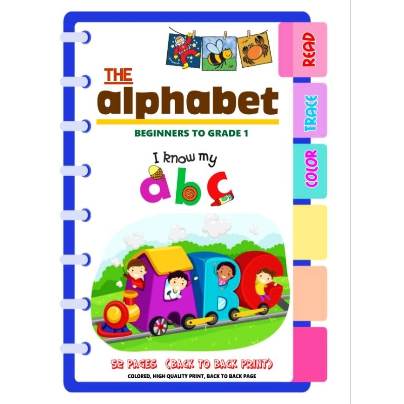Alphabet and Numbers Reading, Tracing and Coloring | Shopee Philippines