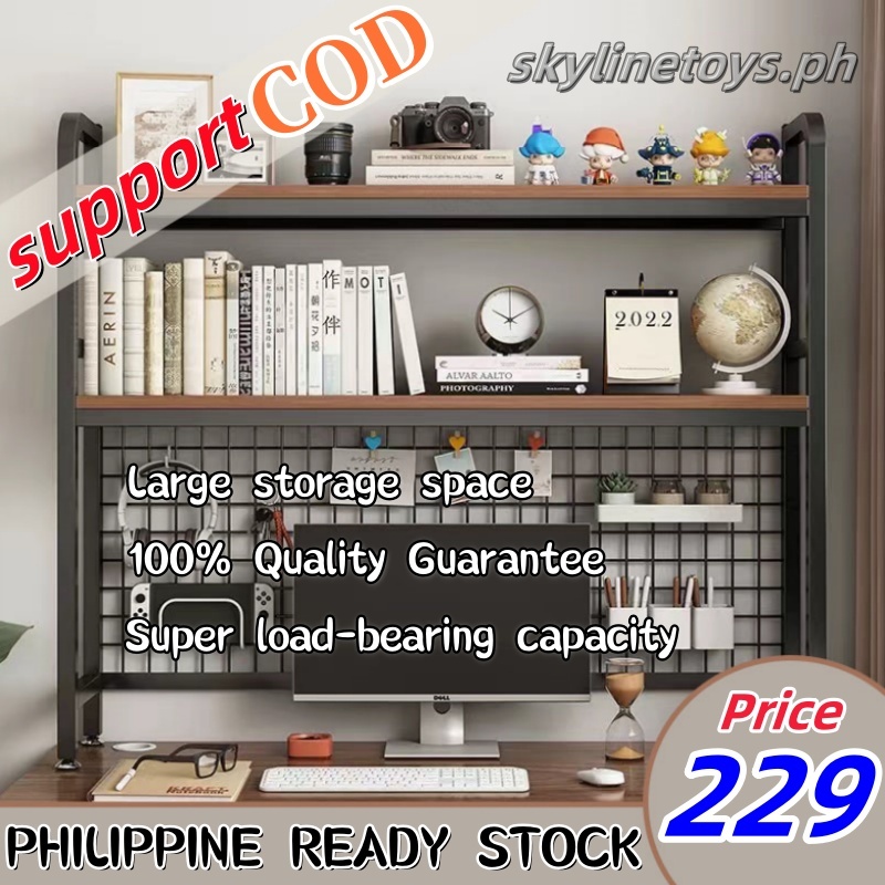 Desktop Rack Tabletop Organiser Bookshelf Multi-layer Finishing Rack ...