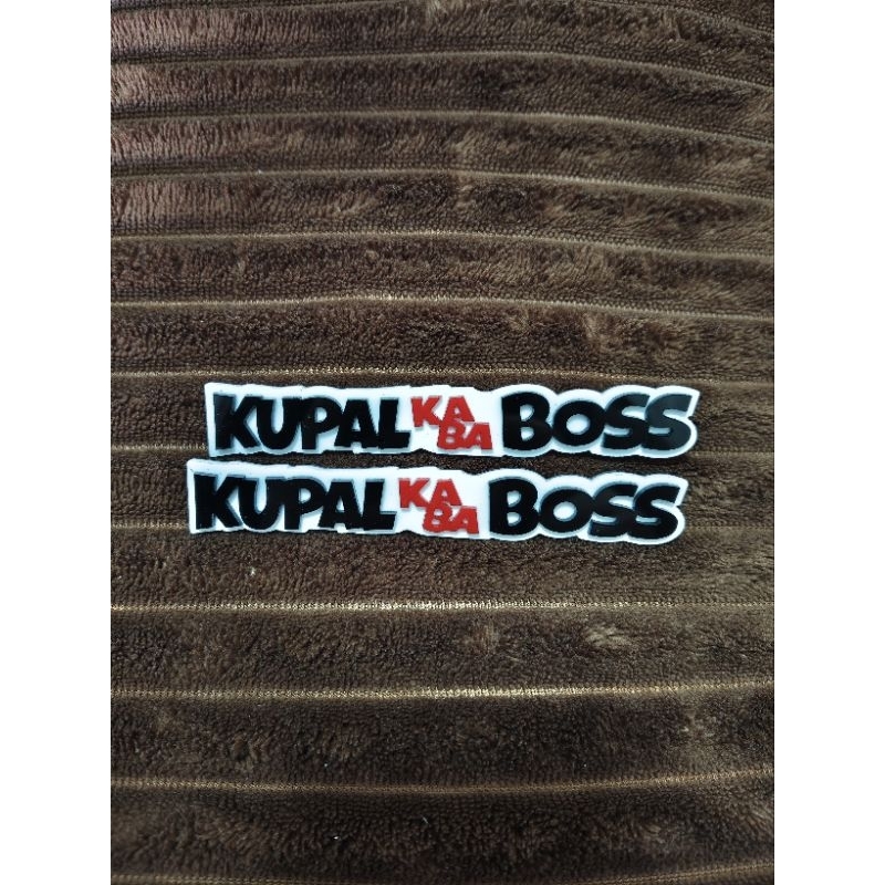 自動車 KUPAL KA BA BOSS 自動車 KUPAL KA BA BOSS kupal ka ba boss motor sticker - Buy