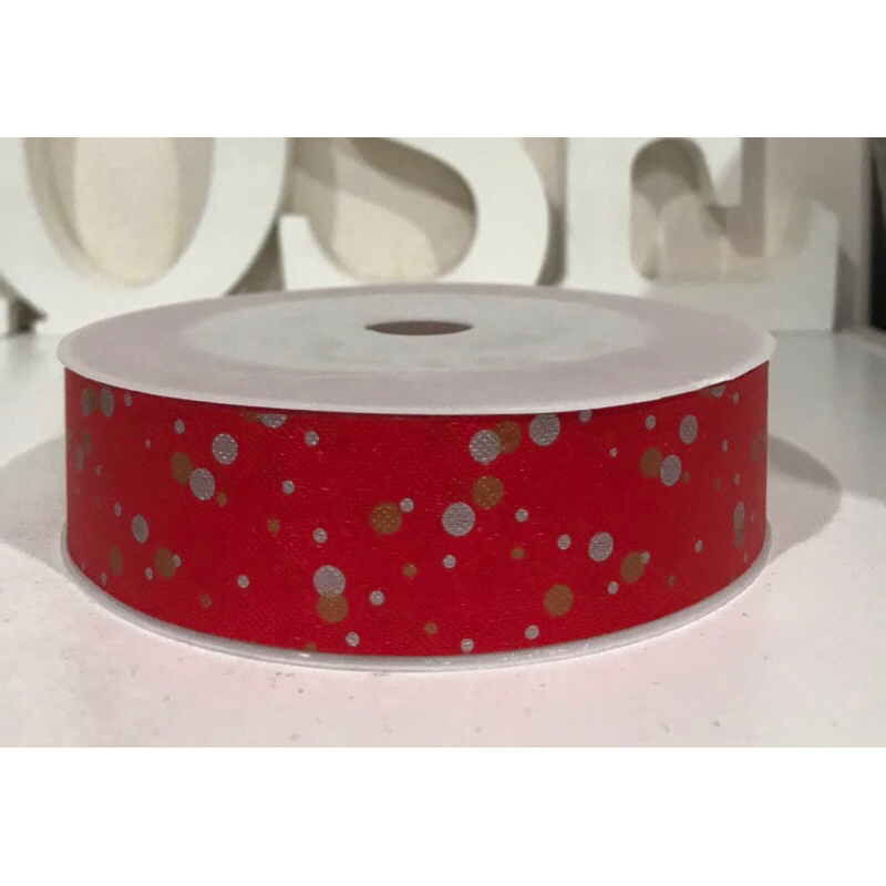 Bubble Design Plastic Ribbon (RD16) 30mmx50yards for bouquet making ...