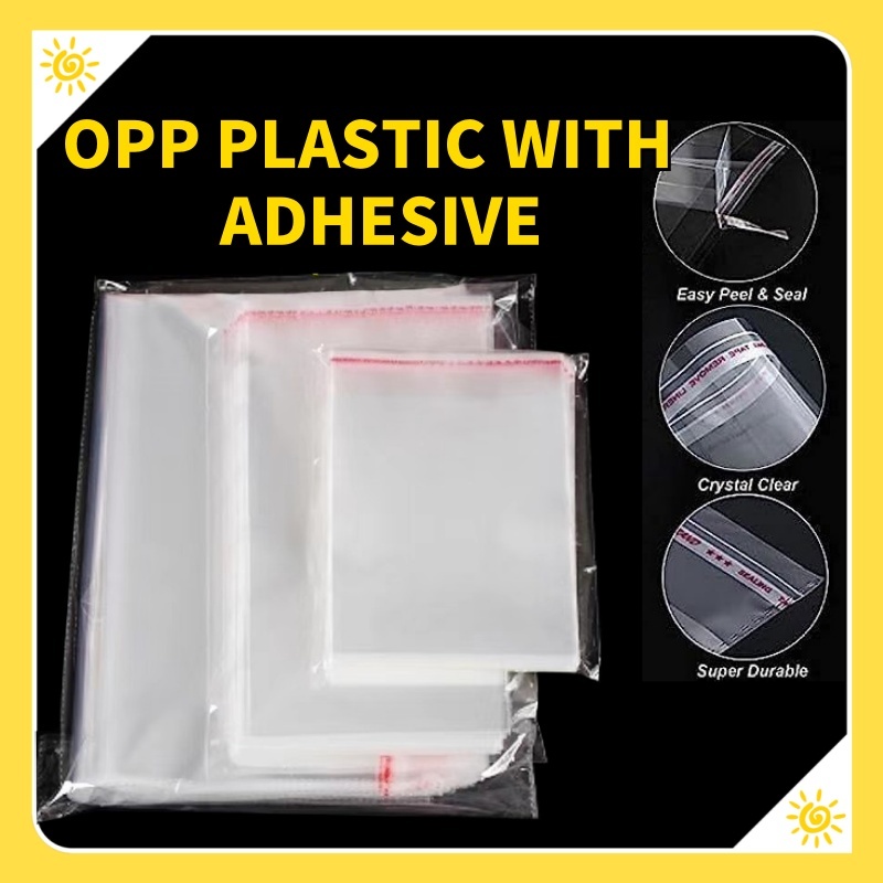 OPP Plastic Bag With Adhesive Resealable for Souvenirs, Photocards ...