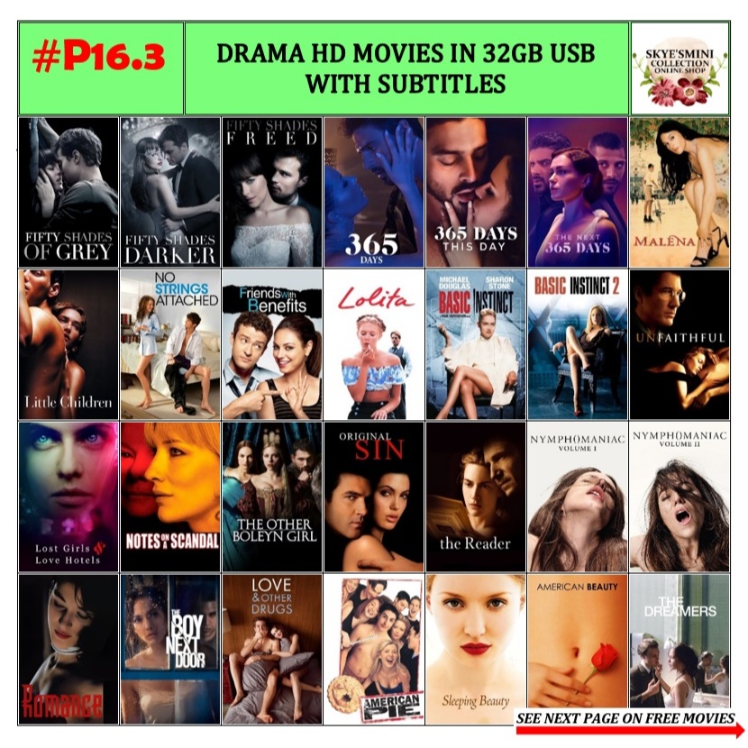 Usb Flash Drive With Inspiring Drama Hd Movies Subtitles Included