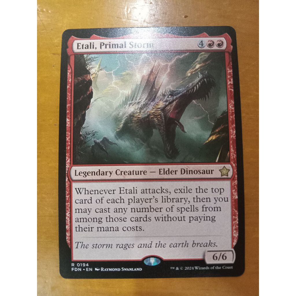 MTG Etali, Primal Storm Rare FDN Foundations Magic the Gathering ENG |  Shopee Philippines