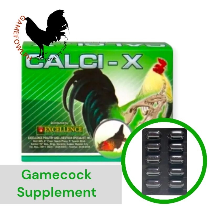 CALCI - X TABLETS FOR GAMEFOWL Calcium Supplement [sold 10's Tablets ...
