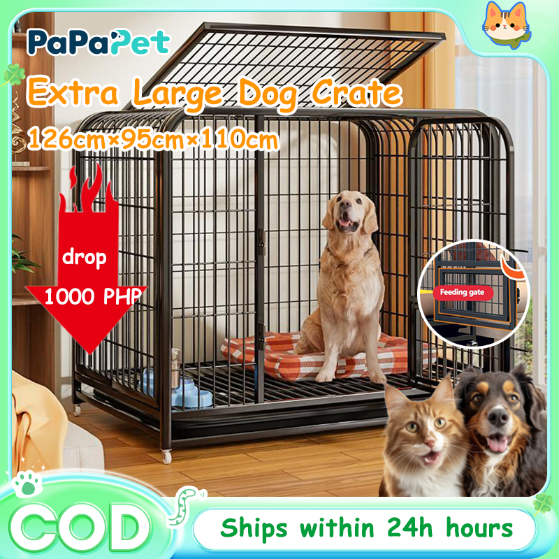 Dog Cage XXXL Rugged And Crashworthy Cage Collapsible Dog Crate