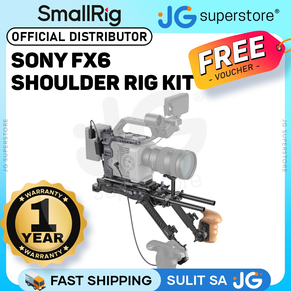 SmallRig Shoulder Rig Kit for Sony FX6 Camera with VCT-14 Quick Release ...